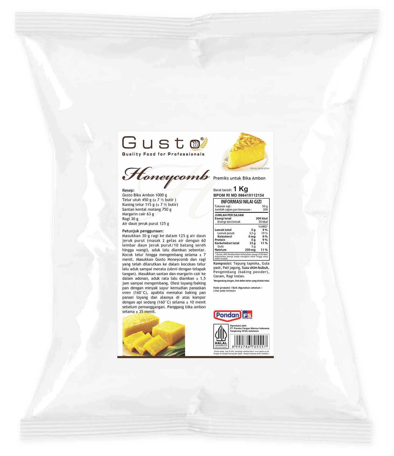 Gusto Bika Ambon 1 kg