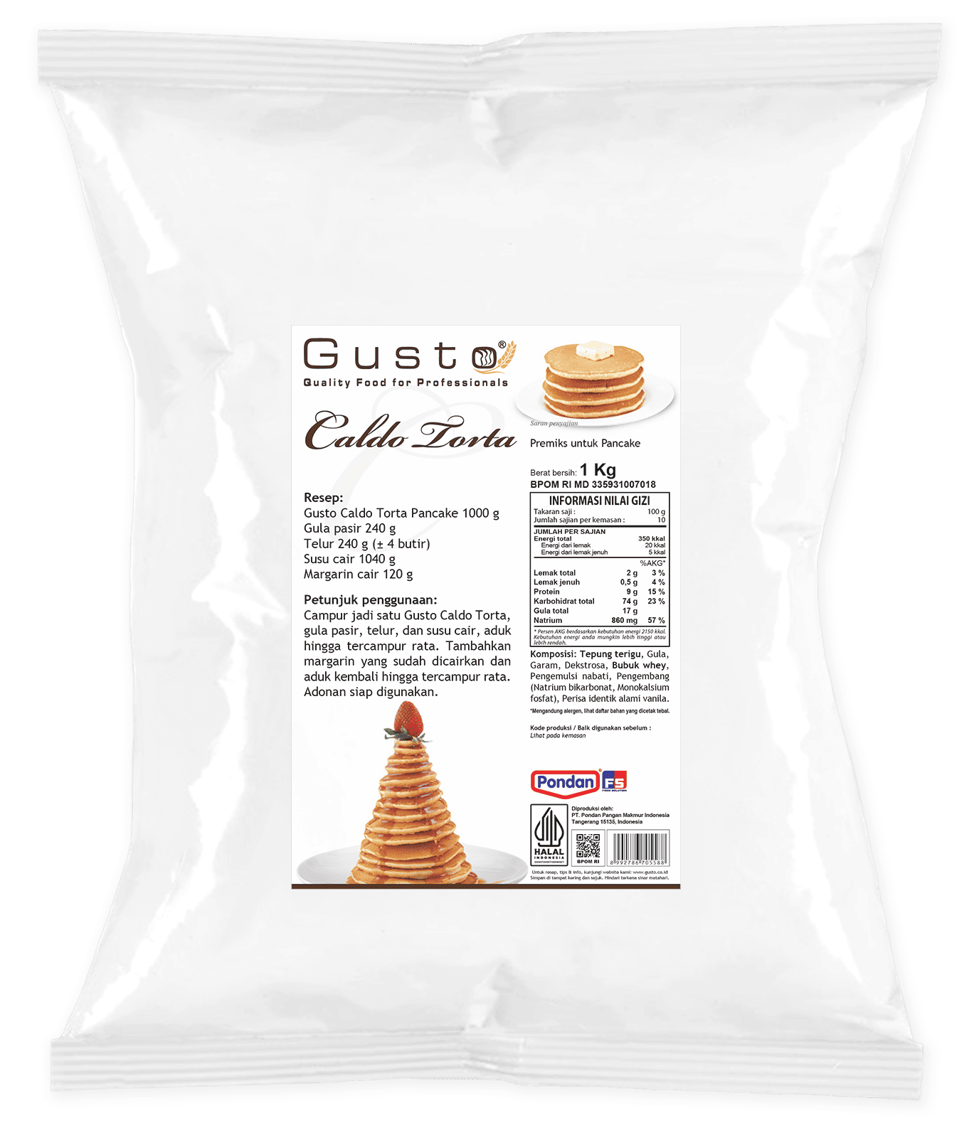 Gusto Pancake 1 kg